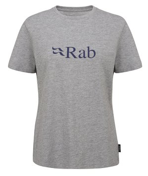 Футболка жіноча Rab Tuku Logo Tee Wmns, Grey Marl, 10 (5059913102283)