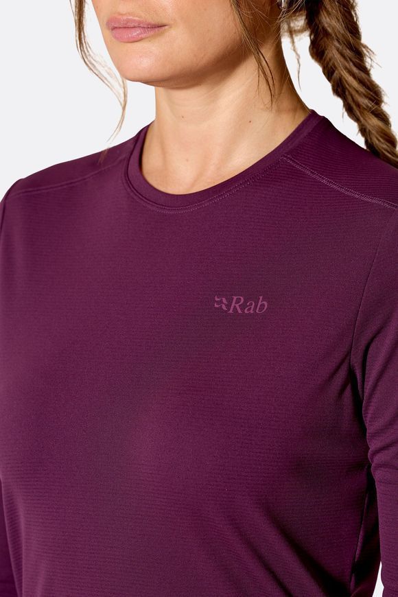 Футболка з довгим рукавом жіноча Rab Force LS Tee Wmns, Bluebird, M (RB QCC-23-BBD-12)