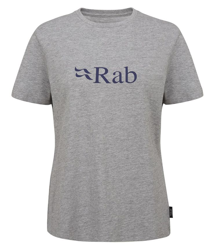 Футболка жіноча Rab Tuku Logo Tee Wmns, Grey Marl, 10 (5059913102283)