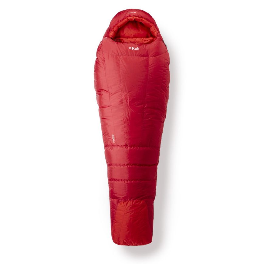 Спальний мішок Rab Expedition 1000 Regular, (-30°C), 195 см - Left Zip, SUMMIT RED (821468667532)