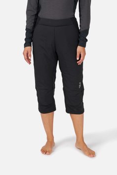 Бриджі жіночі Rab Xenair 3/4 Pants Wmns, Ebony, 12 (QIP-15-EBN-12)