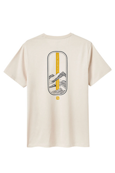 Футболка чоловіча Rab Stance Strata Tee, Ecru, M (RB QCC-43-ECR-MED)