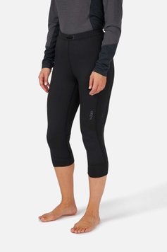 Термоштани жіночі Rab Ocular 3/4 Tights Wmns, Black, 8 (QFV-66-BLK-08)