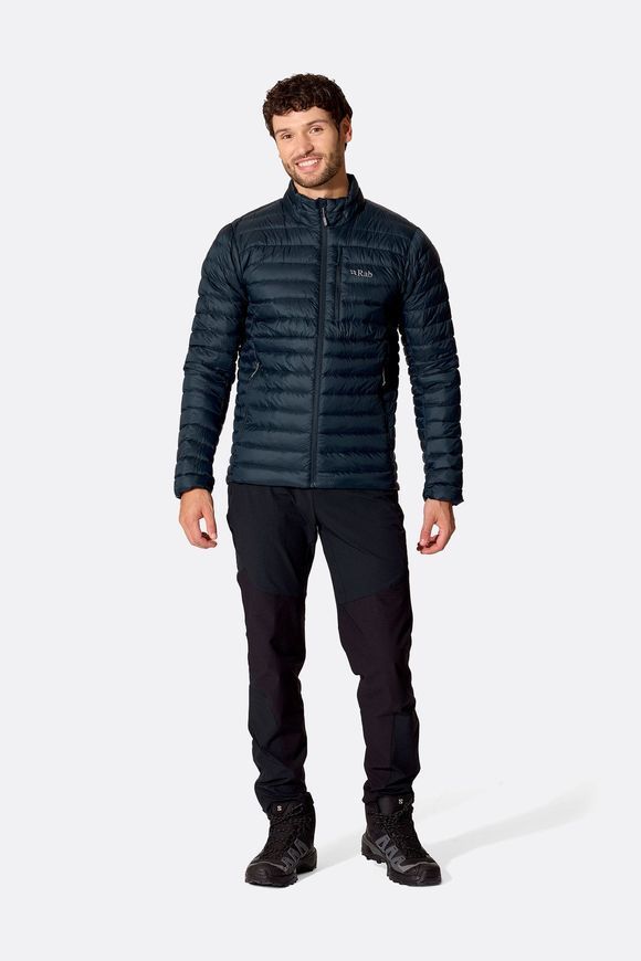 Чоловічий легкий пуховик Rab Microlight Jacket, Galaxy Blue, M (RB QDB-94-GXB-MED)
