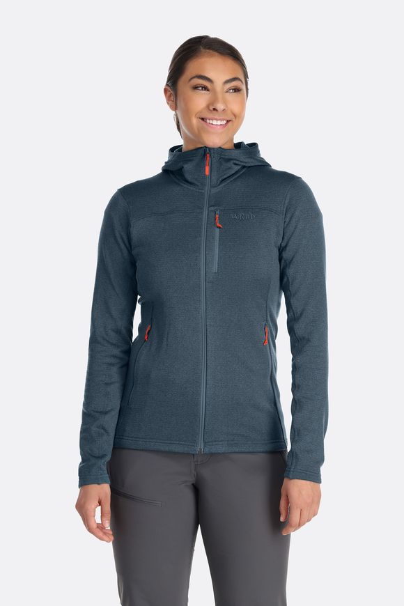 Кофта жіноча Rab Graviton Hoody Wmns, ORION BLUE, 08 (QFF-56-OR-08)