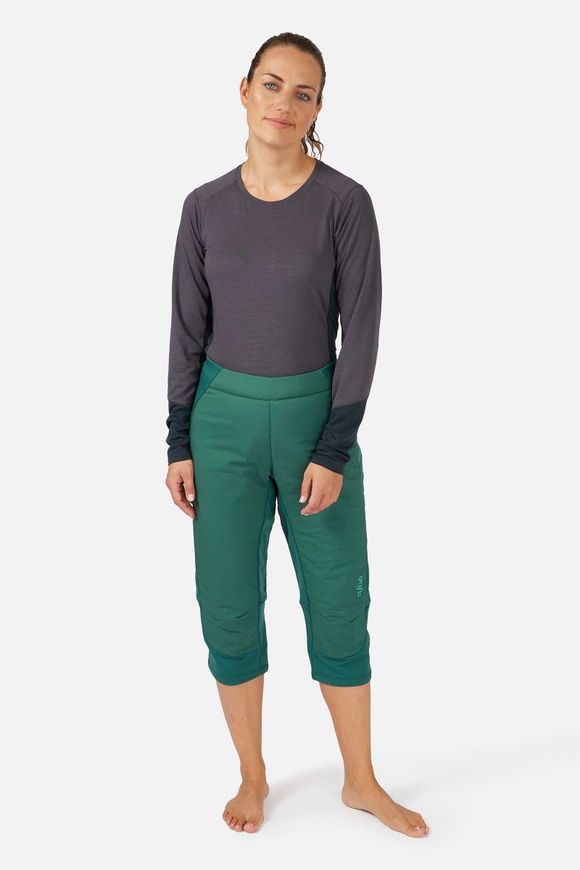 Бриджі жіночі Rab Xenair 3/4 Pants Wmns, Ebony, 12 (QIP-15-EBN-12)