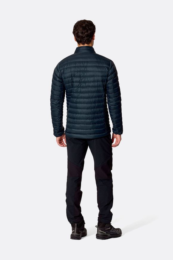 Чоловічий легкий пуховик Rab Microlight Jacket, Galaxy Blue, M (RB QDB-94-GXB-MED)