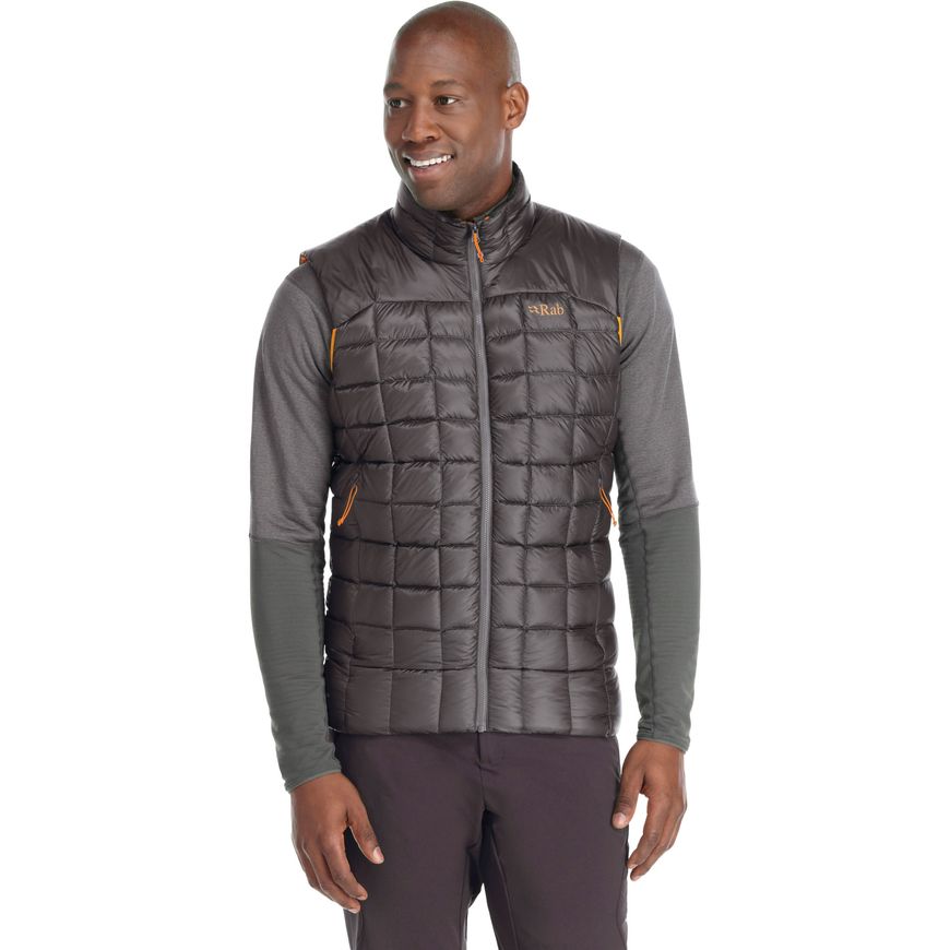 Жилет чоловічий Rab Mythic Vest, Graphene, S (RB QDB-57-G-S)