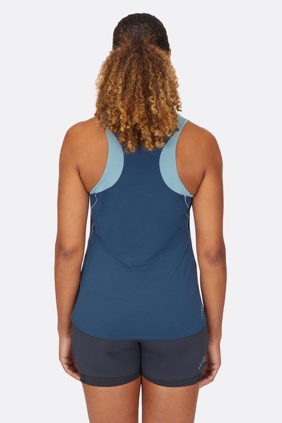 Майка жіноча Rab Sonic Ultra Vest Wmns, Citadel/Tempest Blue, 8 (QBL-23-CTT-08)