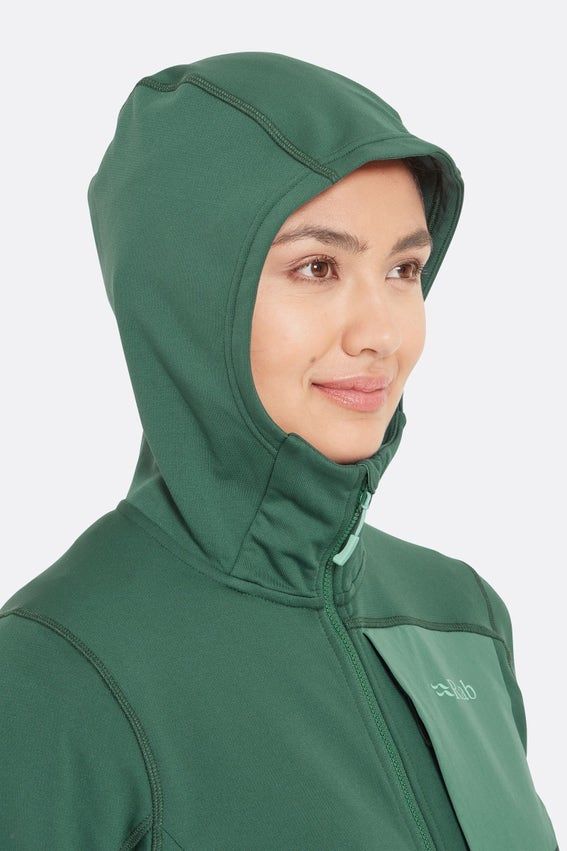 Жіноча флісова кофта Rab Superflux Hoody Wmns, Citadel, 8 (QFG-14-CIT-08)