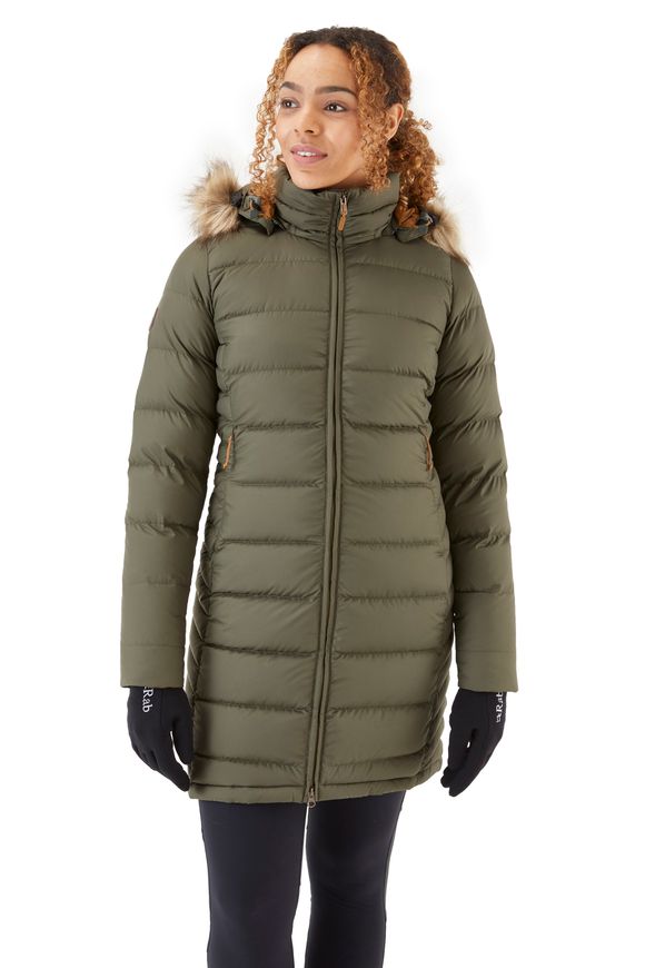 Парка жіноча Rab Deep Cover Parka Wmns, ARMY, 14 (821468985155)