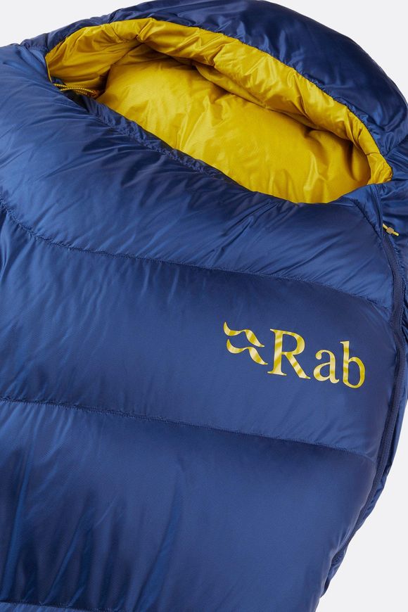 Спальний мішок Rab Neutrino 400 Long, (-1/-7°C), 200 см - Right Zip, NIGHTFALL BLUE (5059913032658)