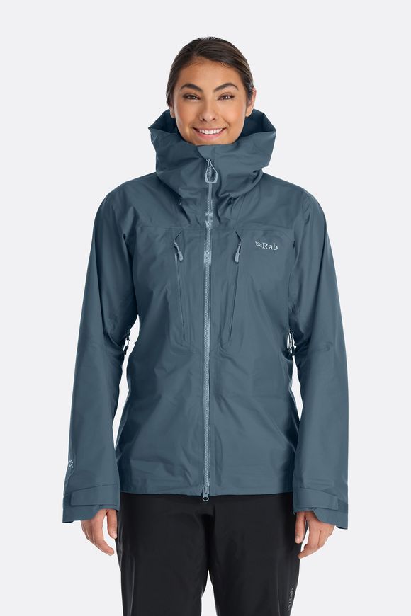 Мембранна куртка жіноча Rab Latok Alpine GTX Jacket Wmns, Orion Blue, 16 (QWH-27-ORB-16)