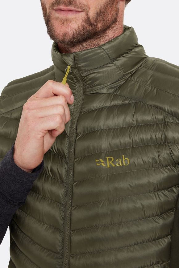 Жилет чоловічий Rab Cirrus Flex Vest, Light Khaki/Army, XLG (QIP-35-LKA-XLG)