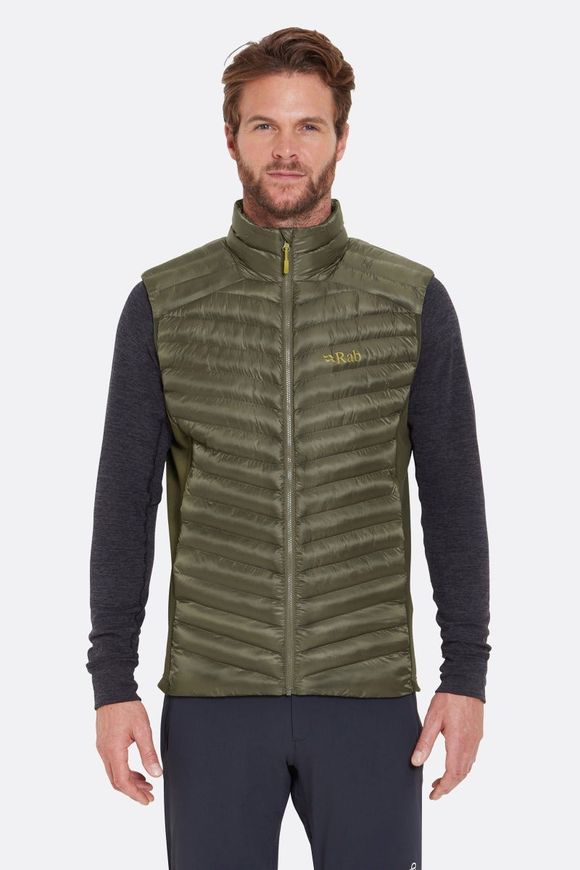 Жилет чоловічий Rab Cirrus Flex Vest, Light Khaki/Army, XLG (QIP-35-LKA-XLG)