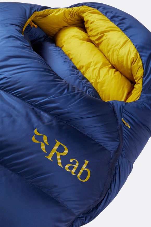 Спальний мішок Rab Neutrino 800 Regular, (-22°C), 185 см - Right Zip, NIGHTFALL BLUE (5059913032795)