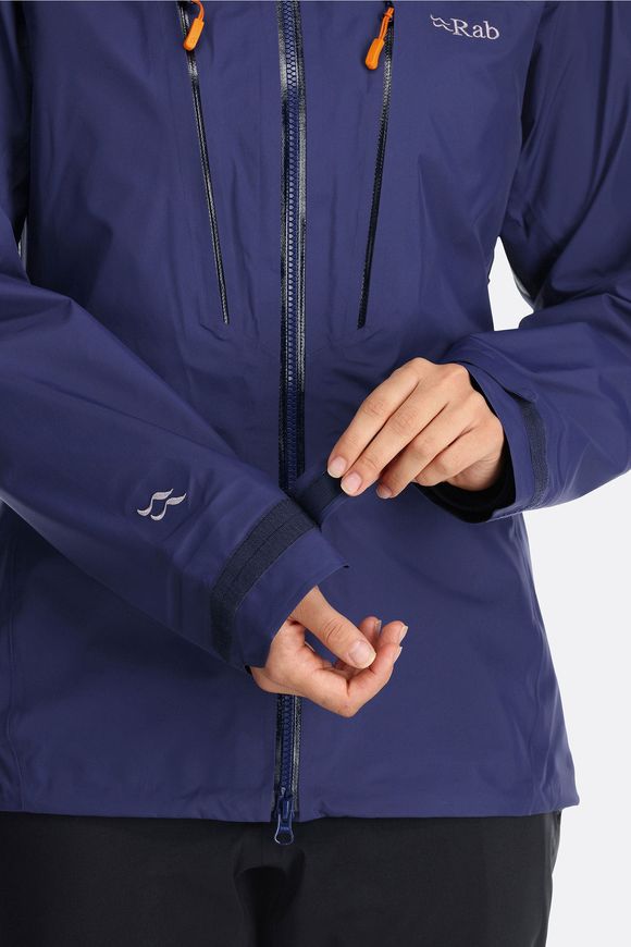 Мембранна куртка жіноча Rab Latok Alpine GTX Jacket Wmns, Orion Blue, 16 (QWH-27-ORB-16)