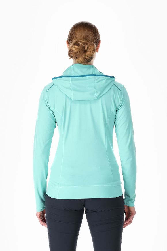 Кофта жіноча Rab Force Hoody Wmns, MELTWATER, 12 (5059913003535)