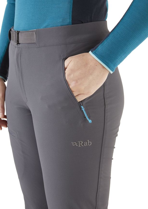 Штани жіночі Rab Incline AS Pants Wmns, EBONY, 10, Regular (821468973756)