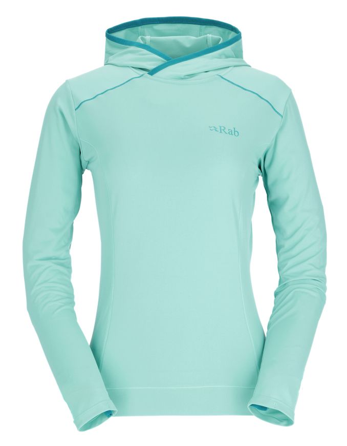 Кофта жіноча Rab Force Hoody Wmns, MELTWATER, 12 (5059913003535)