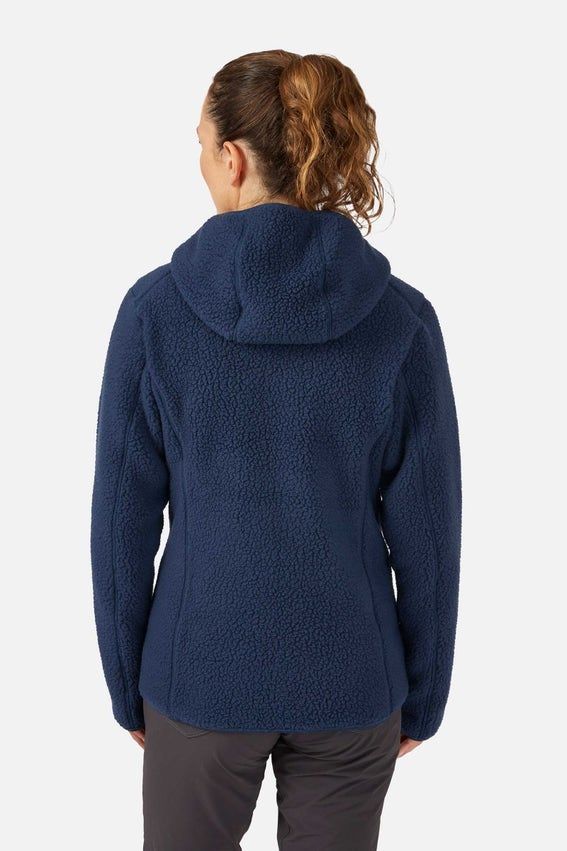 Жіноча флісова кофта Rab Shearling Hoody Wmns, Deep Ink, 8 (QFF-84-DIK-08)