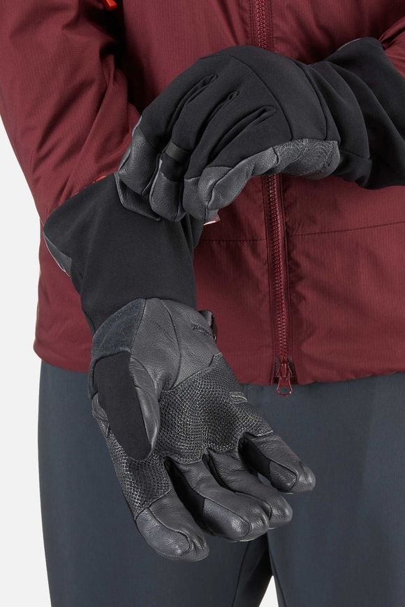 Рукавички Rab Baltoro Gloves Wmns, Black, S (QAH-79-BL-S)