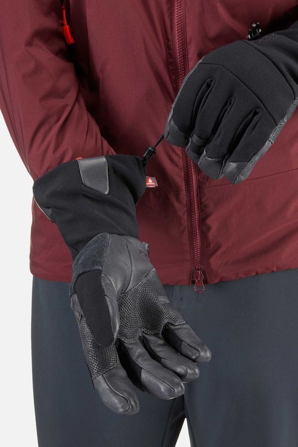 Рукавички Rab Baltoro Gloves Wmns, Black, S (QAH-79-BL-S)