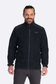 Чоловіча флісова кофта Rab Outpost Jacket, Beluga, S (QFF-54-BEL-SML)