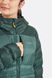 Зимова жіноча куртка Rab Cirrus Ultra Hoody Wmns, Green Slate/Eucalyptus, 08 (QIP-22-GSE-08)