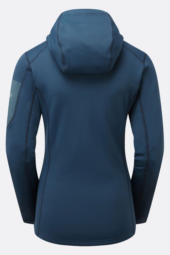 Жіноча флісова кофта Rab Modulus Hoody Wmns, Eucalyptus, 8 (QFG-16-EUC-08)