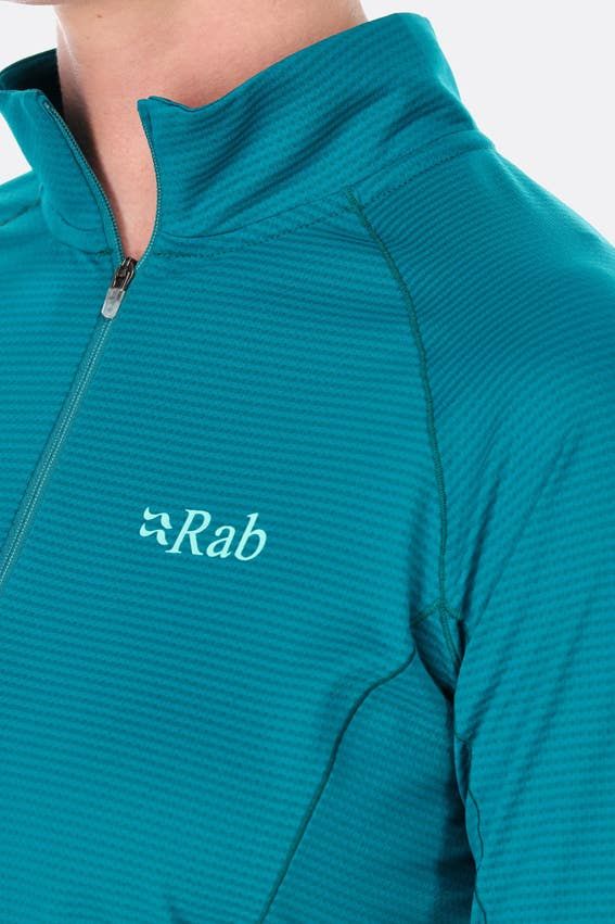 Футболка з довгим рукавом жіноча Rab Sonic LS Zip Wmns, Citadel, 8 (QBL-04-CIT-08)