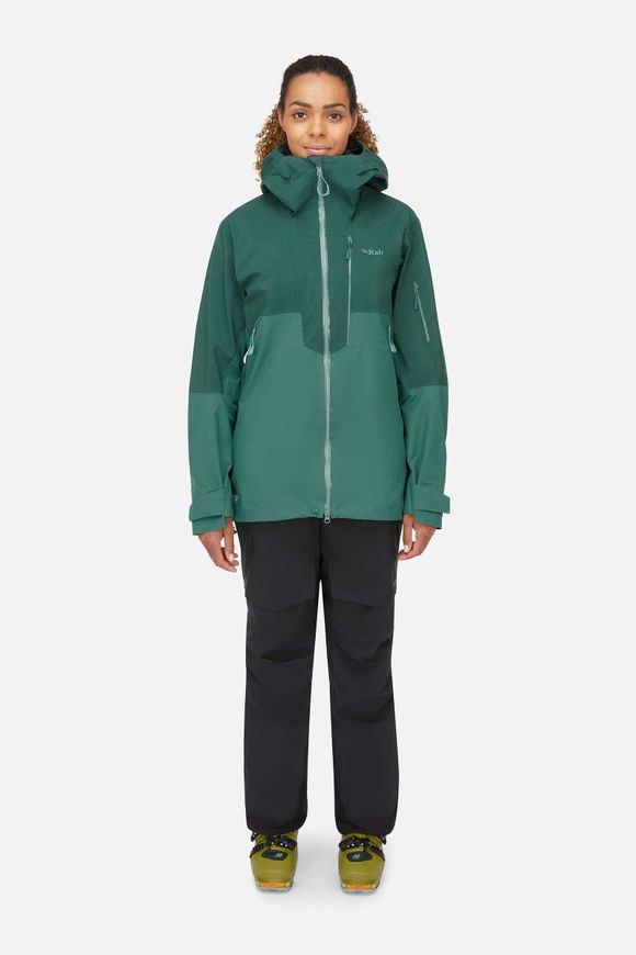 Гірськолижна жіноча мембранна куртка Rab Khroma Latok GTX Jacket Wmns, Orion Blue, 16 (QWH-20-ORB-16)