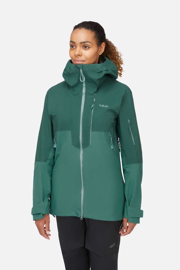 Гірськолижна жіноча мембранна куртка Rab Khroma Latok GTX Jacket Wmns, Orion Blue, 16 (QWH-20-ORB-16)