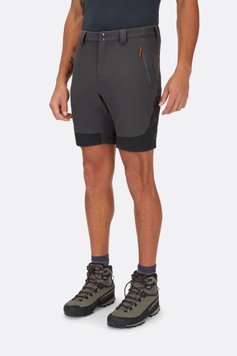 Шорти чоловічі Rab Torque Mountain Shorts, Graphene/Anthracite, Short, 28 (QFV-96-GAN-28-08)