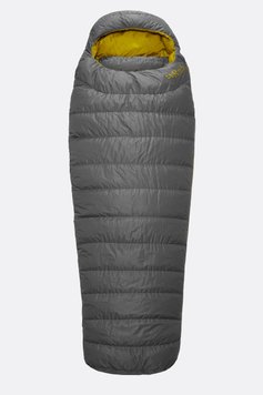 Спальний мішок жіночий Rab Ascent Pro Wmns 800, (-15°C), 170 см - Left Zip, Granite (QSD-33-GRA-REG-LZ)