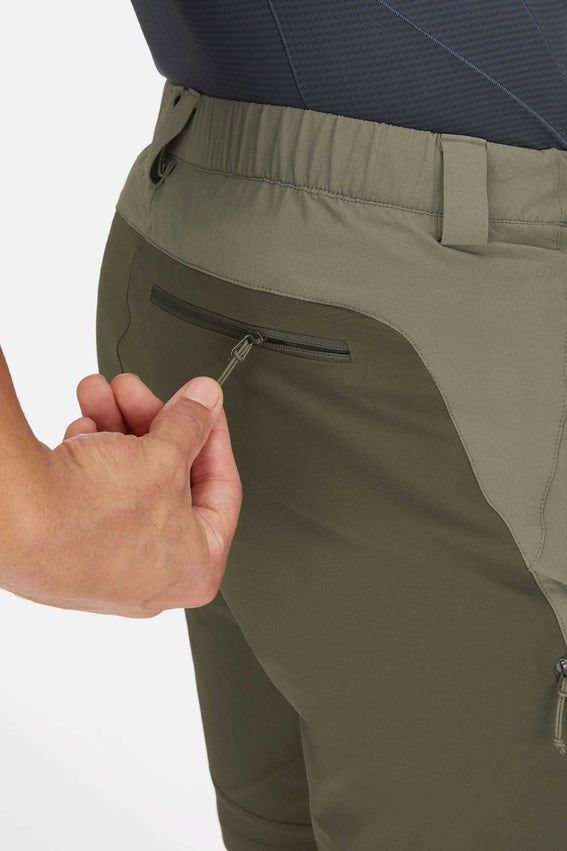 Шорти чоловічі Rab Torque Mountain Shorts, Graphene/Anthracite, Short, 28 (QFV-96-GAN-28-08)