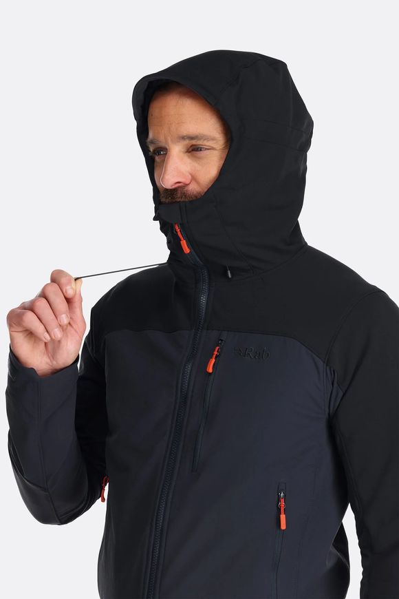 Чоловіча куртка Soft Shell Rab Scimitar Jacket, ORION BLUE, M (5059913040561)