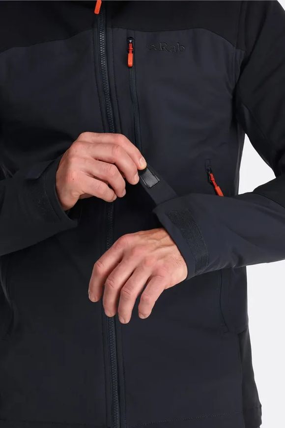 Чоловіча куртка Soft Shell Rab Scimitar Jacket, ORION BLUE, L (5059913040554)