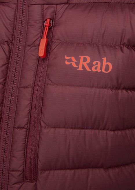 Легкий жіночий пуховик Rab Microlight Alpine Jacket Wmns Deep Heather, L (RB QDB-13-D14)