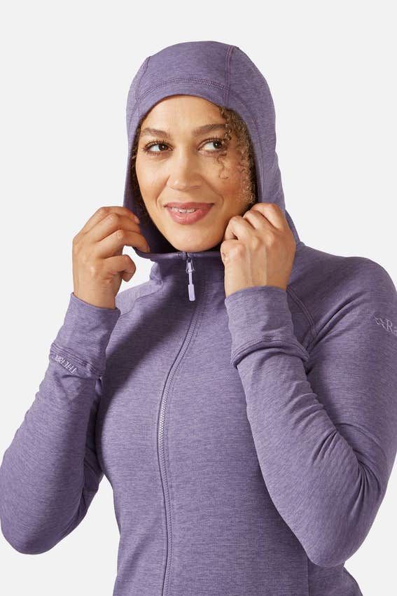 Кофта жіноча Rab Nexus Hoody Wmns, Red Grapefruit, 8 (QFF-71-RGP-08)