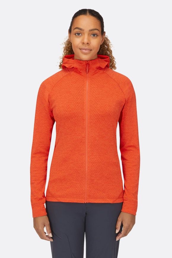 Кофта жіноча Rab Nexus Hoody Wmns, Red Grapefruit, 8 (QFF-71-RGP-08)