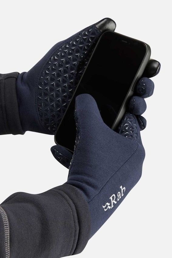 Рукавички Rab Power Stretch Contact Grip Gloves, DEEP INK, M (821468929432)