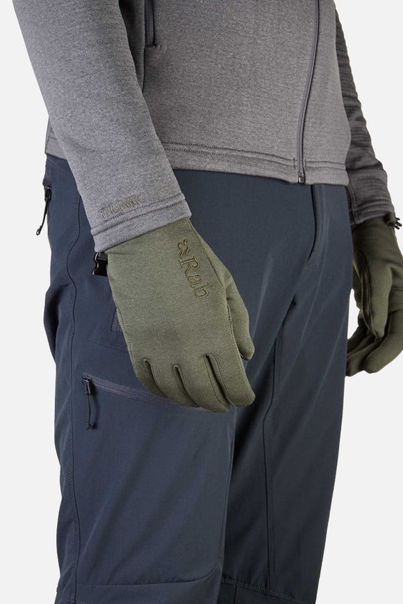 Рукавички Rab Geon Gloves, Army, XS (QAJ-01-ARM-XSM)