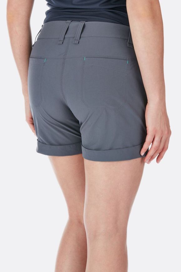 Шорти жіночі Rab Helix Shorts Wmns, GRAPHENE, 10 (821468850651)