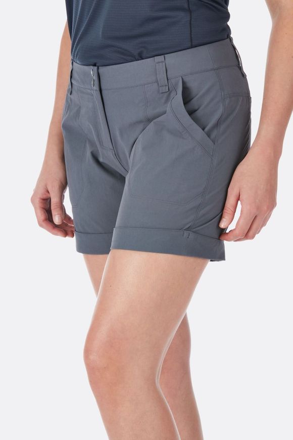 Шорти жіночі Rab Helix Shorts Wmns, GRAPHENE, 10 (821468850651)