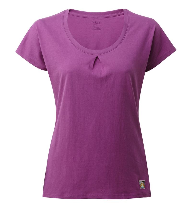 Футболка жіноча Rab Solo SS Tee wmns, VIOLET, 8 (821468882591)