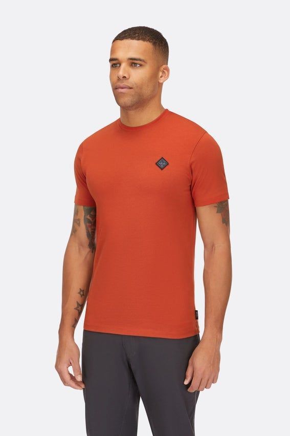 Футболка чоловіча Rab Basecamp Logo Badge Tee, Tempest Blue, S (QCC-09-TMB-SML)