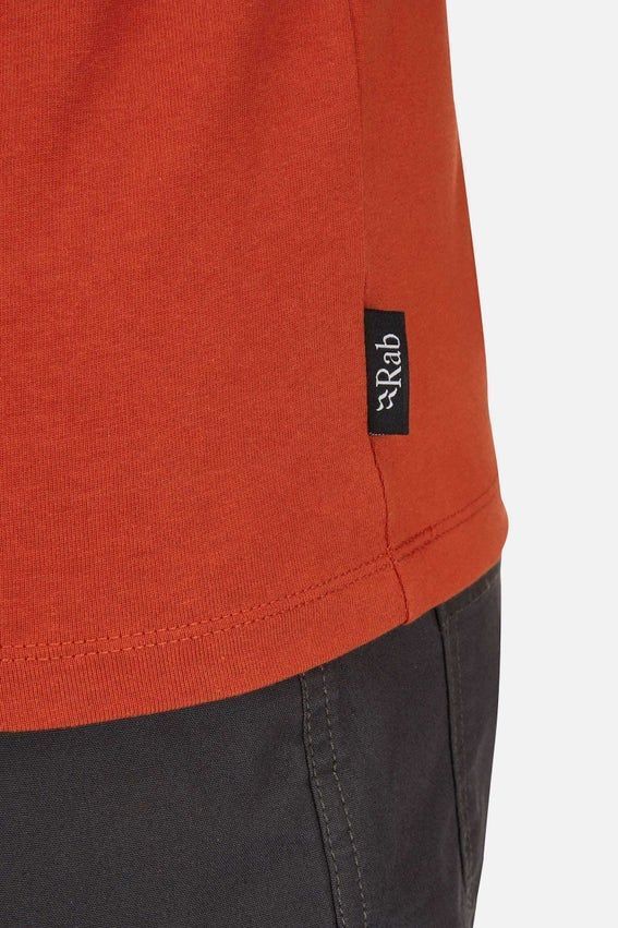 Футболка чоловіча Rab Basecamp Logo Badge Tee, Tempest Blue, S (QCC-09-TMB-SML)