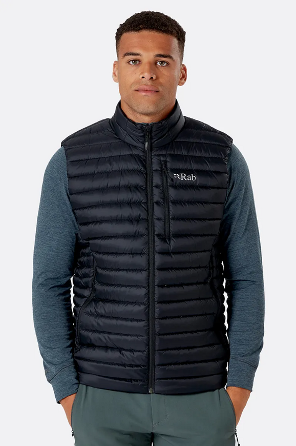 Жилет чоловічий Rab Microlight Vest Black, L (RB QDB-18-L)