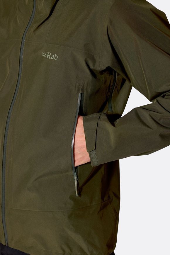 Мембранна куртка чоловіча Rab Namche GTX Jacket, Army, M (RB QWI-87-ARM-MED)
